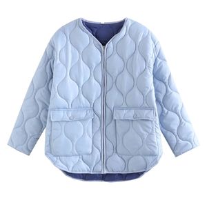 Parkas en duvet pour femmes Manteau d'hiver Bomber pour femmes Bleu Élégant Outwear Violet Parkas Dames Fermeture Éclair Vintage Veste Chaud Armrgreen Femme Veste Traf Manteau 220909