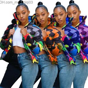 Women's Down Parkas Dames Down Parkas For Men and Women Camouflage Print Jacket 2021 Winter Plus Size Fashion Parka Bubble Coat Oversized Puffer Z230818