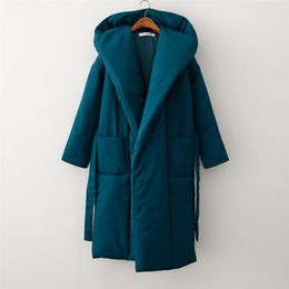 Parka longue en duvet pour femme, veste d'hiver élégante, épaisse et chaude, manteau d'extérieur imperméable, 220906