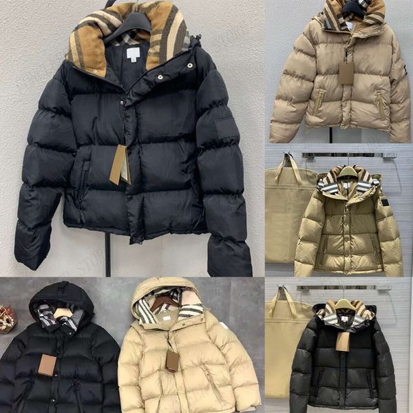 Femmes Down Parkas Femmes Manteau Mode Luxurys Lettre À Capuchon Downs Veste Hiver Épais Parka Outwear Top Unisexe Chaud Coton Vêtements Smlto