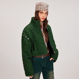 Manteau d'hiver en duvet pour femmes Veste en coton Court Vêtements chauds décontractés