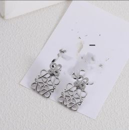 Boucles d'oreilles pour femmes, boucles d'oreilles, grands cercles à la mode, boucles d'oreilles simples, boucles d'oreilles avec lettres tn