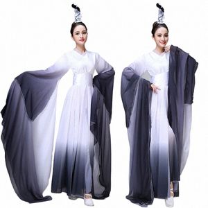 Vêtements de danse à manches élégantes pour femmes et vêtements de danse Ong élégants Costumes de danse classique u47W #