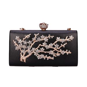 Dames Eving Bags Mini Luxe Designer Elegante koppeling Modieuze merk Koppeling Explosie Wallet Crystal Diamond Wedding Purse