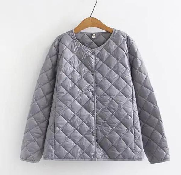 Veste en duvet d'oie blanche légère de créateur d'automne et d'hiver pour femme 95 veste en duvet d'oie imperméable haut de gamme pour femme à carreaux de diamant 1UN18