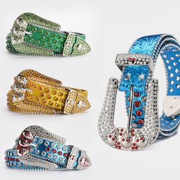 Cinturón de moda para mujer, conjunto de diamantes de imitación de calavera oscura con hebilla de aguja de lujo llena de lentejuelas de diamantes, cinturones de Hip Hop
