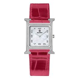 Damesmode Diamond Watch Top Designer roestvrijstalen saffierspiegel Pearl shell oppervlak Waterdichte horloges