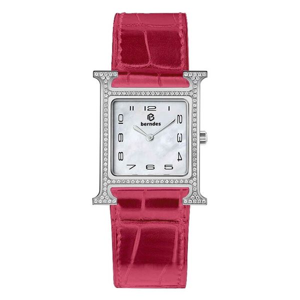 Montre à diamants à la mode pour femmes Top Designer en acier inoxydable saphir miroir surface de coquille de perle montres étanches