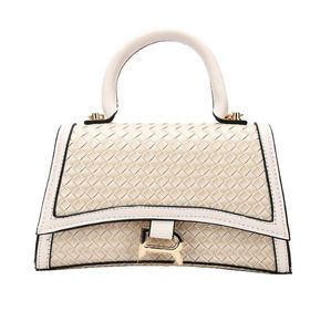 Sac sous les bras à la mode pour femmes Baguette à épaule unique Style rétro Mode Pierre Motif Messenger Bag