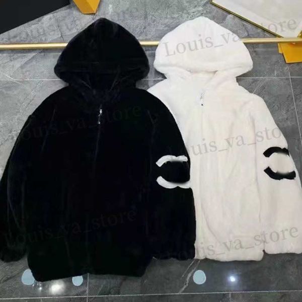 Femmes Faux Femme Hoodies Épais Manteaux De Fourrure Vestes Designers Luxurys Vison Manteau Outwear Lettre Hiver Chaud À Capuche Laine D'agneau Amant Vêtements TOP XXL XXXL T230725