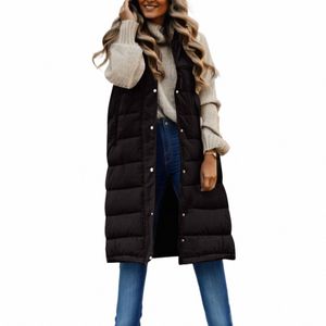 Manteau à manches Fi pour femmes, manteau moelleux et chaud, gilet à capuche Lg, manteau chaud avec poches, veste d'extérieur matelassée, 67J1 #, nouvelle collection 2024