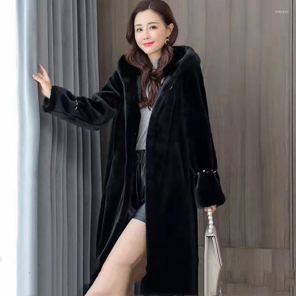 Manteau de fourrure pour femme, manteaux et vestes d'hiver pour femme, Version coréenne d'automne