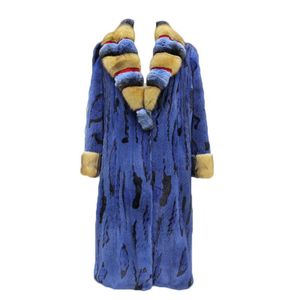 Manteau en fausse fourrure pour femmes, Arlene Sain 2023, vison, profil court entier, mode importée
