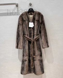 Fourrure femme Faux cuir de créateur hiver nouveau produit danemark copenhague vison furet tempérament senior polyvalent femme 1AIR