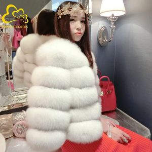 Women's Fur Fausse fourrure FANPUGUIZHEN femmes manteaux automne hiver mode rose fausse fourrure manteau élégant épais chaud vêtements d'extérieur fausse fourrure femme vestes 231030