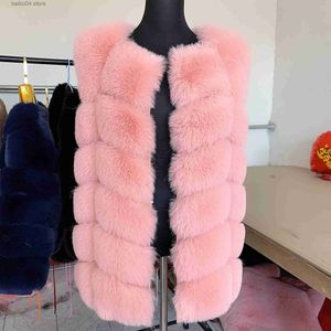 Women's Fur Fausse Fourrure Manteau élégant en fausse fourrure pour femme Gilet en fausse fourrure Veste en peluche Dames Printemps Automne Gilet en fausse fourrure Mode Veste moelleuse trench T231003