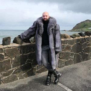 Dames bont faux echte volle pelt echte jas mannen winter dikker warm outertwear mode luxe natuurlijke jas man 230110