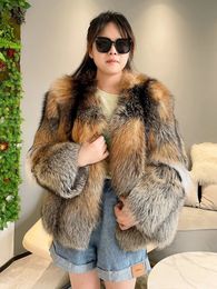 JANEFUR – manteau en fausse fourrure pour femmes, vestes spéciales de luxe à peau complète, personnalisées, vente en gros, manteaux d'hiver chauds pour femmes, 2023, 231118