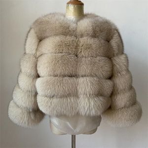 Fausse fourrure pour femme KEJINYUAN hiver femme manteau de fourrure véritable manteaux pour femmes vestes naturelles gilet en cuir chaud 220927