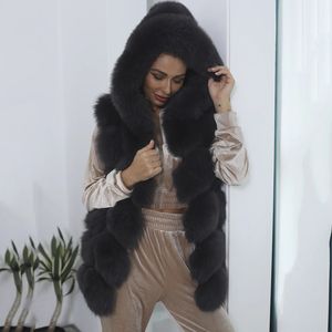Manteau d'hiver en fausse fourrure pour femme, veste avec capuche, de luxe, chaud, grande taille, solide, vente en gros, 231118