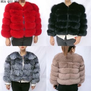 Manteau en fausse fourrure naturelle pour femmes veste d'hiver pour femmes naturel de haute qualité réel 220927