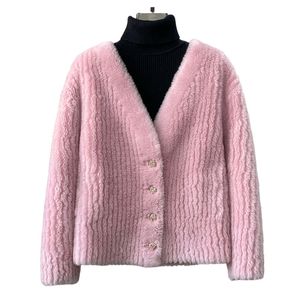 Abrigo de lana PUDI de piel sintética para mujer, chaqueta de invierno para mujer, Parka de esquila de oveja Real para niña, abrigo CT178 221006