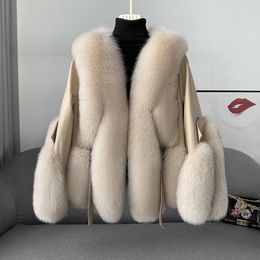 Manteau en fausse fourrure ZDFURS pour femmes tempérament intégré style jeune 220926