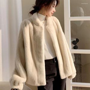 Vestes en fausse laine d'agneau pour femmes, manteau d'automne et d'hiver, vente de Faux manteaux, vêtements pour femmes, ZXRYXGS, blanc, 2023