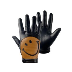 Gants authentiques pour femmes avec gants d'automne d'automne de chaîne métallique