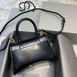 Femmes en cuir véritable sac à main lettre marque de luxe Design Crocodile motif sablier sac épaule bandoulière 2021 FasACH1300K