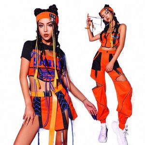 Vêtements de performance de groupe pour femmes Costumes de pom-pom girl Gogo pour adultes Jazz Hip-Hop Dance Rave Vêtements Pole Dance Vêtements DQS7360 z7rf #