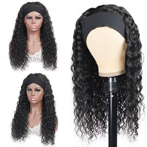 Ceinture de cheveux des femmes longues coiffures bouclées fascarf riches en fibre chimique Headgear3252