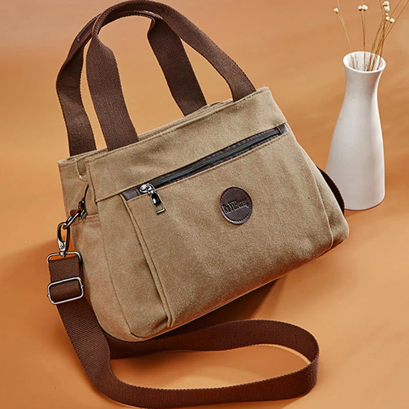 Women's Handbag Large Capacity Retro Versatile Stylish Minimalist Portable Convenient Female's One Shoulder Crossbody Bag