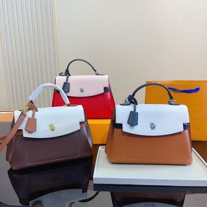 Dames handtas schoudertas designer tas kleur contrast tassen portemonnees bakken handtassen vrouwen