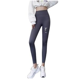 Leggings de yoga de sport sexy imprimés de lettres élastiques taille haute pour femmes SMLXLXXL