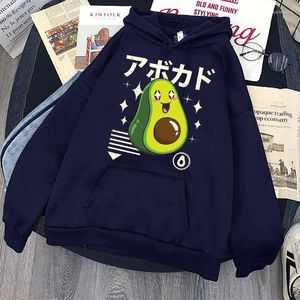 Women's Hoodies 2023 90s Kawaii avocado grafische veganistische grunge grappige cartoon sweatshirt vrienden schattige mode warme hoody femal