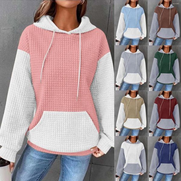 Sweats à capuche pour femmes 2024 Dégradé à manches longues Chemises de corps Femmes Trop Vêtements de fitness pour Top Garniture en dentelle