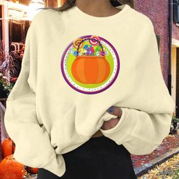 Sweat à capuche pour femme, sweat-shirt avec Patch Alien, imprimé personnalisé d'halloween, taille ample, pull pour femme