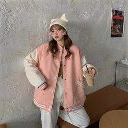 Vrouwen Hoodies Anbenser Koreaanse Stijl Vrouwen Cool Sweatshirt Vrouw Lente Herfst Oversized Zip Up Tops Casual Baseball Jacket Uitloper