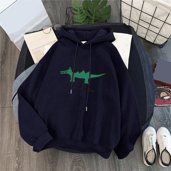 Sudaderas con capucha para mujer, ropa de calle Vintage coreana, Sudadera con capucha de manga larga de dibujos animados Kawaii para chicas adolescentes, ropa de algodón estética, sudadera