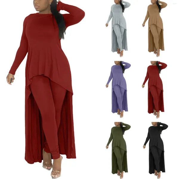 Sweats à capuche pour femmes Mode Tuxedo Costume Automne Hiver Femmes Soirée Soirée Extensible Pent Ensembles 2023 Solide Deux Pièces Sweat-Shirt Robe De Bal Robes