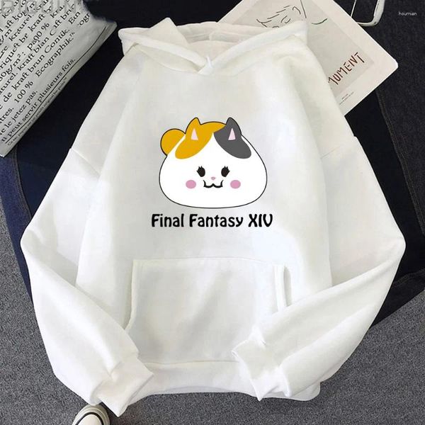 Sudaderas con capucha para mujer Final Fantasy Xiv Cool Funny para mujeres Hombres Harajuku Lindos jerseys 90s Tops gráficos Estilo coreano Sudaderas de manga larga