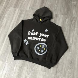 Sweats à capuche pour femmes Frog Drift Mode Streetwear Mousse Impression Vêtements Casual Lâche Surdimensionné Coton Tops Sweat Pull Pour Hommes