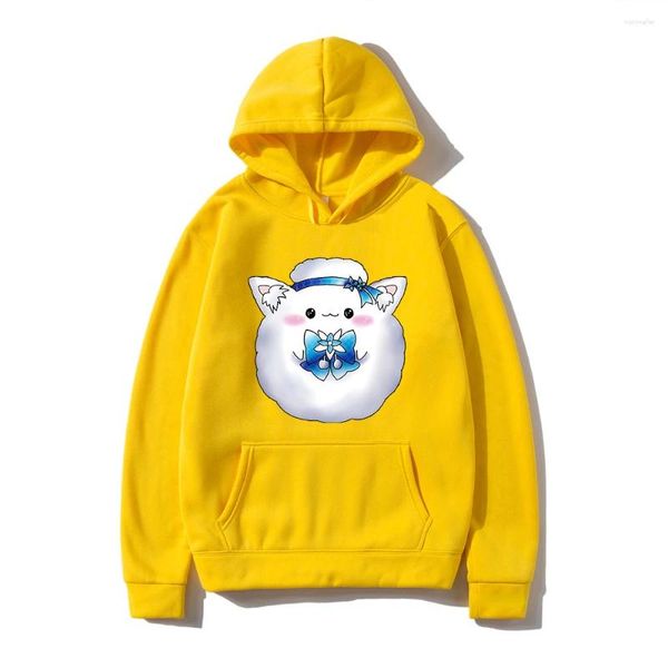 Sweat à capuche pour femmes Hololive English Vtuber Yukihana Lamy Yukimin Femme Femmes Automne Hiver Kawaii Modèle Unisexe Cartoon Sweat à capuche