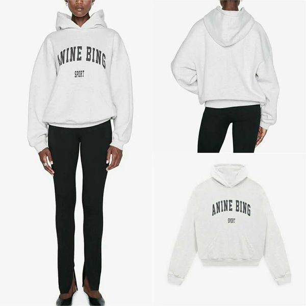 Sweats à capuche pour femmes Vente chaude Femmes Designer Sweat à capuche Sport Classique Sweat à capuche imprimé Sweat-shirt Gris Mode Pull