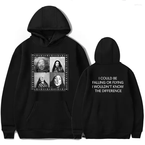 Sudaderas con capucha para mujer, Jorja Smith, podría estar cayendo o volando, no sabría la diferencia, gráficos, ropa de calle informal de moda Unisex