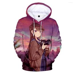 Vrouwen Hoodies Komi Kan niet Communiceren Hoodie Cosplay Trui Anime Sweatshirt Unieke Kleding 2024 Casual Sweatshirts Harajuku Hoody