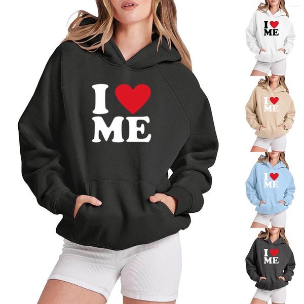 Sweat à capuche pour femme, ample, imprimé de lettres, manches Raglan, fermeture éclair