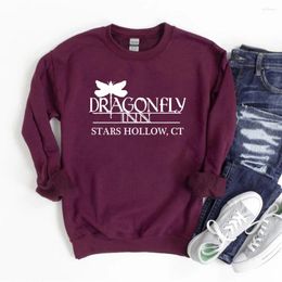 Hoodies Women's Luke's Diner Woman Dragonfly Inn Gilmore Girls Sweinsy prefiero estar viendo estrellas sudaderas femeninas