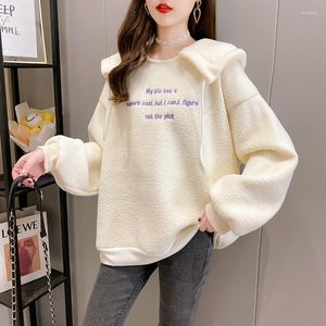 Sudaderas con capucha de mujer de gran tamaño Hoddies mujer Otoño Invierno mujer estética algodón Sudadera con capucha señoras sudadera chándal femenino en sí